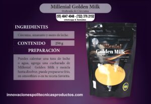 Millenial Golden Milk (Malteada de Cúrcuma y Amaranto)