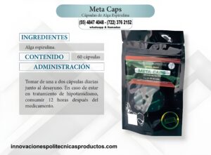 Meta Caps (Alga Espirulina) 60 Capsulas