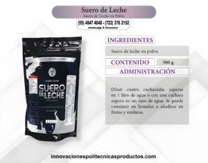 Suero de Leche en Polvo 500g