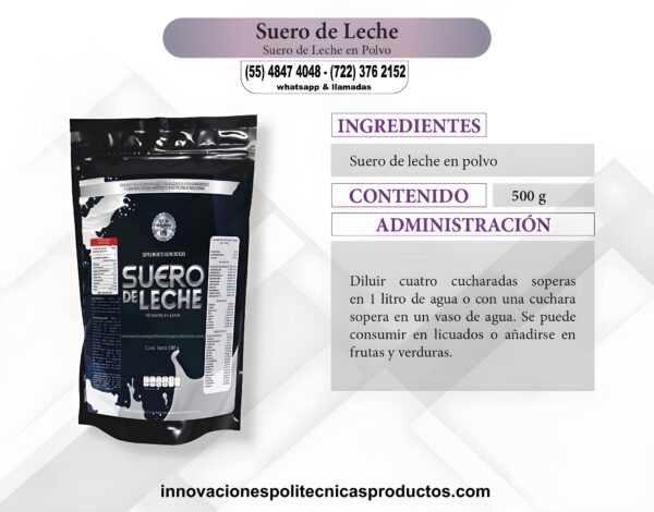 Suero de Leche en Polvo 500g