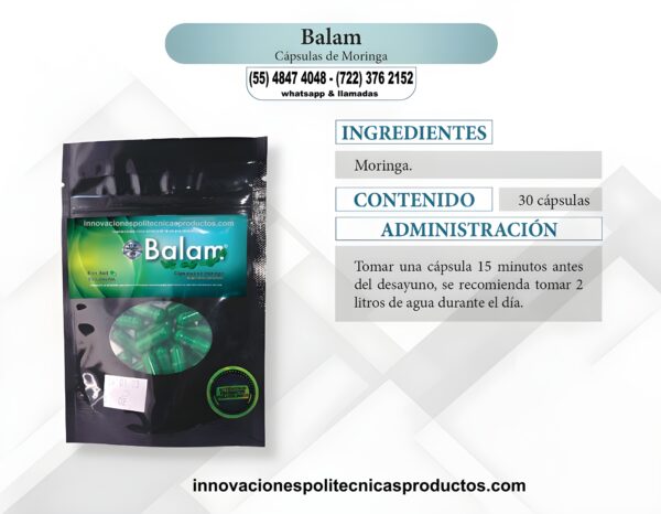 Balam (Moringa) 30 Comprimidos