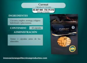 Curmat (Cúrcuma) 60 Capsulas
