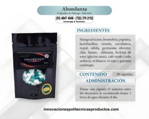 ABONDANZA Cápsulas de mango africano