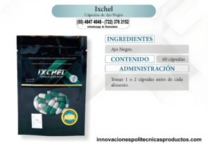 IXCHEL Cápsulas con Ajo Negro