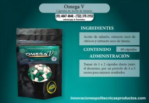 Omega V con Extracto Seco de Aceite de Salmón