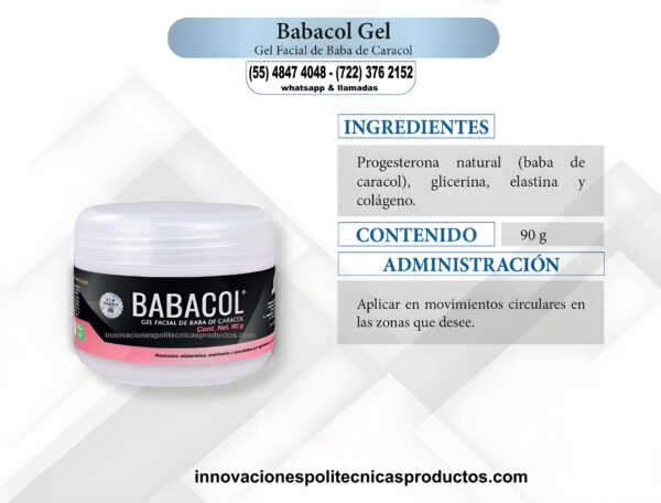 BABACOL GEL Facial con Baba de Caracol