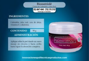 BIONUTRIOLE Crema con Caléndula y Jalea Real
