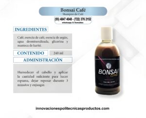BONSAI COFFEE Shampoo con café