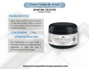 Lotus Arroz Crema Facial y Corporal