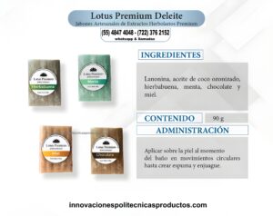 5 LOTUS Jabón Artesanal