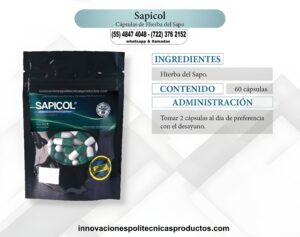 SAPICOL Cápsulas con Hierba del Sapo
