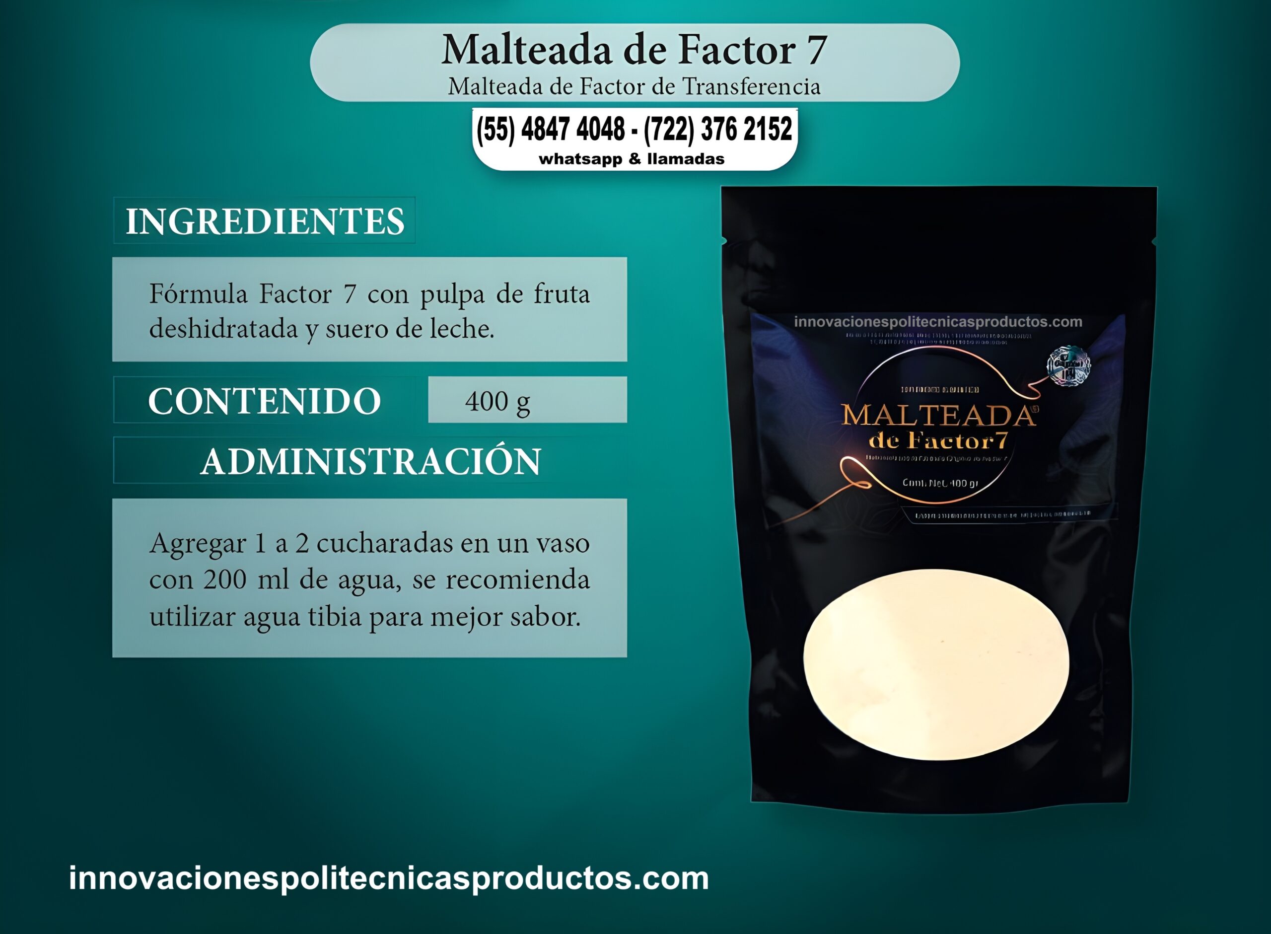 Malteada Factor 7 Inmune (Factor de Transferencia)